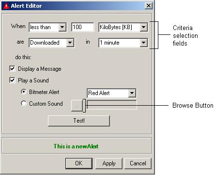 Speed Alert Editor